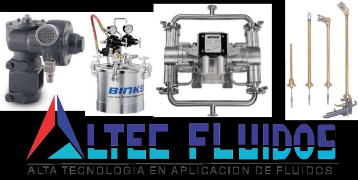 Pistolas para pintura, Bombas para fluidos y Kits de reparacion